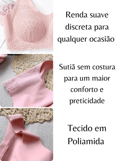 Kit de Top com Renda