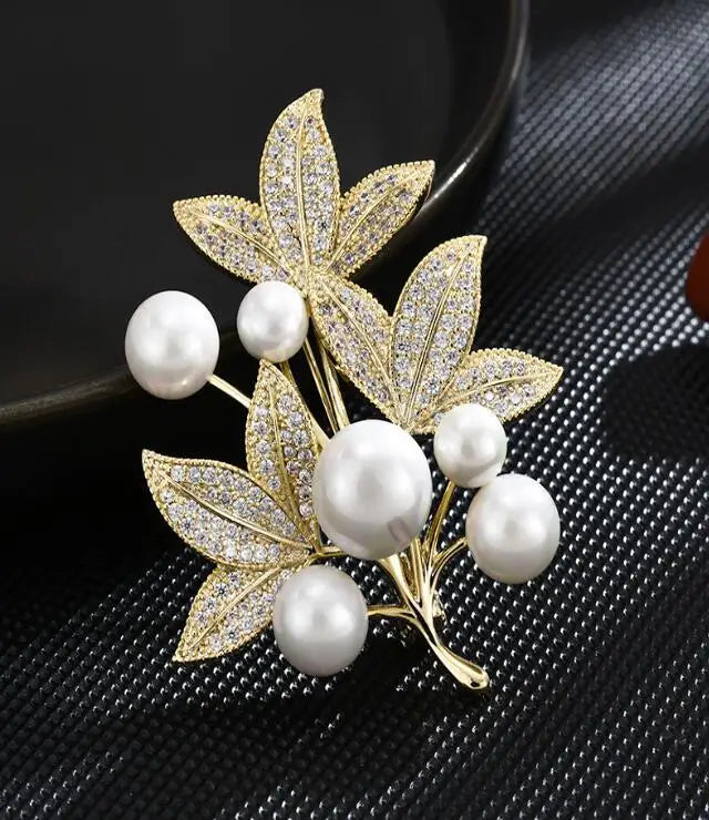 Broche Pérolas